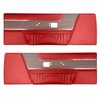 DO69CBD0010528 69 BARRACUDA DELUXE DOOR PANELS - RED - image 1
