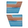 DO69CBD0F40338 69 BARRACUDA DELUXE FASTBACK REAR PANELS - BRIGHT BLUE - image 1