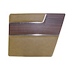 DO69CBD0F40650 69 BARRACUDA DELUXE FASTBACK REAR PANELS - SADDLE - image 1
