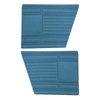 DO69CBS0F48338 69 BARRACUDA STANDARD FASTBACK REAR PANELS - BRIGHT BLUE - image 1