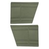 DO69CBS0F48434 69 BARRACUDA STANDARD FASTBACK REAR PANELS - DARK MET. GREEN - image 1