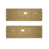 DO69CL00012630 69 DART/GT/GTS/SWINGER BUCKET FRONT PANELS - GOLD - image 1