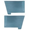 DO69CL00048332 69 DART/GT/GTS/SWINGER BUCKET HTP REAR PANELS - LT MET BLUE - image 1