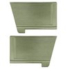 DO69CL00048432 69 DART/GT/GTS/SWINGER BUCKET HTP REAR PANELS - LT MET GREEN - image 1