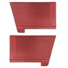 DO69CL00048507 69 DART/GT/GTS/SWINGER BUCKET HTP REAR PANELS - CRIMSON RED - image 1