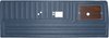 DO70CLDW012330 70 DUSTER BKT/BENCH W/CHROME FRONT PANELS - DARK MET BLUE - image 1