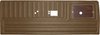 DO70CLDW012656 70 DUSTER BKT/BENCH W/CHROME FRONT PANELS - BROWN - image 1