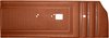 DO70CWD0012540 70 CORONET 440/SUPERBEE DOOR PANELS - BURNT ORANGE - image 1