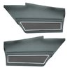 DO71CRD0048141 71 SATELLITE/RR DLX BNH RR BKT HTP REAR UPPER- BLK/GUNMETAL - image 1