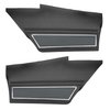 DO71CRD0048155 71 SATELLITE/RR DLX BNH RR BKT HARDTOP REAR UPPR-BLK/CHARCOAL - image 1