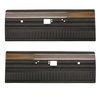 DO72CLDK012100 72 DUSTER/DEMON/SCAMP/SWINGER BENCH FRONT PANELS - BLACK - image 1