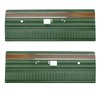 DO72CLDK012444 72 DUSTER/DEMON/SCAMP/SWINGER BENCH FRONT PANELS DARK GREEN - image 1