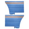 DO72CLDK048340F2 72 DUSTER/DEMON B/B HTP REAR PANELS - BRIGHT BLUE - image 1