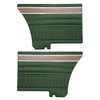 DO72CLDK048444F2 72 DUSTER/DEMON/SCAMP/SWINGER HTP REAR PANELS - DARK GREEN - image 1