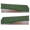 DO72CX00012444 72 CHARGER/CHARGER SE UPPER DOOR PANELS - DK GREEN W/ WOOD - image 1