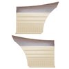 DO73CLVW070250F3 73 DUSTER/DART SPORT FASTBACK REAR PANELS - PARCHMENT - image 1