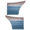 DO73CLVW070340F3 73 DUSTER/DART SPORT FASTBACK REAR PANELS - BRIGHT BLUE - image 1