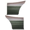 DO73CLVW070444F3 73 DUSTER/DART SPORT FASTBACK REAR PANELS - DARK GREEN - image 1