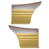 DO73CLVW070672F3 73 DUSTER/DART SPORT FASTBACK REAR PANELS - NOS HNY GOLD - image 1