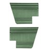 DO75CLV0048453H5 75/76 DART/SCAMP HTP REAR PANELS - NOS LT MT GREEN - image 1