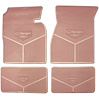 FMCX0001002020 66/70 CHARGER VINYL FLOORMATS 4-SPEED - RED - image 1