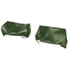 HC69CRW0014434 69 CHRYSLER A B & C-BODY HEAD REST COVERS - DARK MET GREEN - image 1