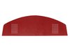 PT67CB528 69 BARRACUDA HTP PACKAGE TRAY WITH SPEAKER CUTS - RED - image 1