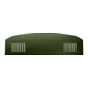 PT70CB434 70 BARRACUDA PACKAGE TRAY W/ SPEAKER CUTS - DARK GREEN - image 1