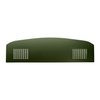 PT70CB444 72/73 BARRACUDA PACKAGE TRAY W/ SPEAKER CUTS - DARK GREEN - image 1