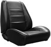RS68CX00010109 68 CHARGER RALLYE BUCKET SEATS BLACK W/DARK GREY PLEATS - image 1