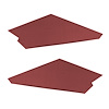 SB65CP121 65 POLARA/POLARA 500 HARDTOP SAIL PANEL BOARDS - MET RED - image 1