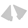 SB68CW00002 68 CORONET & 500 SAIL PANELS WHITE PERFORATED - image 1