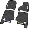 "NASCAR" Flex Tread Next Generation Floor Mats 2013-2017 Dodge Ram 2500, 3500 Truck, Mega Cab - Black - Set of 4 - image 1