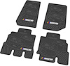 "NASCAR" Flex Tread Next Generation Floor Mats 2014-2018 Jeep Wrangler 4-Door - Black - Set of 4 - image 1