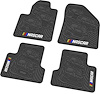 "NASCAR" Flex Tread Next Generation Floor Mats 2015-2017 Jeep Cherokee - Black - Set of 4 - image 1