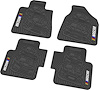 "NASCAR" Flex Tread Next Generation Floor Mats 2009-2017 Chevy Traverse / 2007-2016 GMC Acadia - Black - Set of 4 - image 1