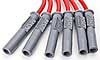 Red 2-in-1 Universal 8.5mm Spark Plug Wire Set 6-Cylinder - image 2