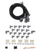 Black 2-in-1 Universal 8.5mm Spark Plug Wire Set 8-cylinder - image 2