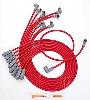 Red Super Conductor 8.5mm Wires SB-Chevy with 180° headers - image 1