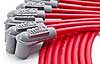 Red Super Conductor 8.5mm Wires SB-Chevy with 180° headers - image 3