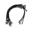 Race Tailored 8.5mm Super Conductor Black Wire Set Small Block Chevy w/HEI Cap