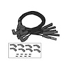 Black Universal 8.5mm Spark Plug Wire Set GM LS1/LS6 Car/Truck - image 1