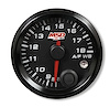 2 1/16 in. Analog Wideband Air/Fuel Ratio Gauge Kit - Black Face with Black Bezel - image 1
