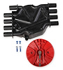 Distributor Cap and Rotor Kit GM Vortec V8 Black - image 1