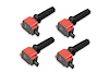 Ignition Coils for 2012-2019 Ford 2.0L and 2.3L EcoBoost Engines [Red]
