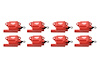 82878 Pro Power Series Ignition Coil Set GM LS2/LS7 Engines [Red]