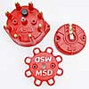 Distributor Cap and Rotor Kit Red - image 2