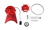 Pro-Billet Front Drive Distributor w/Adjustable Hall-Effect Sync Pickup for Small Block Chevy - Red HEI Cap