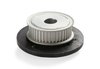 Pro-Billet Front Drive Distributor w/Adjustable Hall-Effect Sync Pickup for Small Block Chevy - Red HEI Cap - image 3