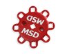 Billet Small Cap Distributor Ford 351W - Red - Steel Gear - image 2